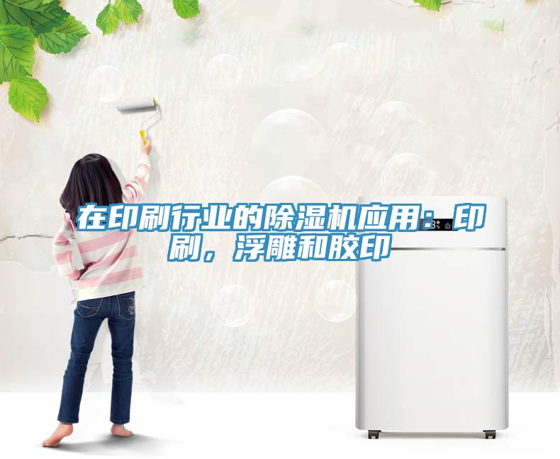 在印刷行業(yè)的除濕機(jī)應(yīng)用：印刷，浮雕和膠印