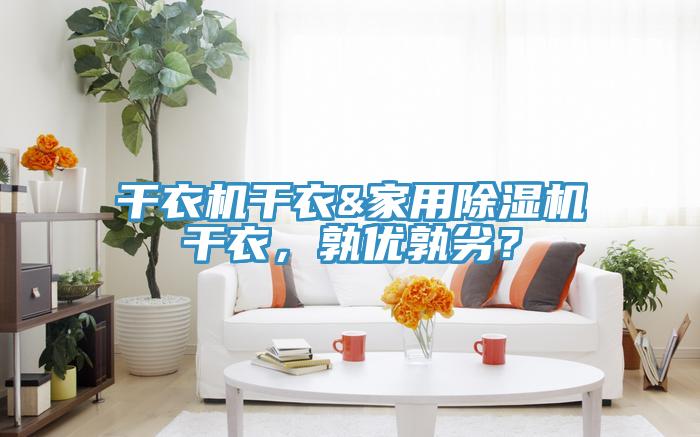 干衣機(jī)干衣&家用除濕機(jī)干衣，孰優(yōu)孰劣？
