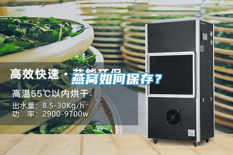 燕窩如何保存？