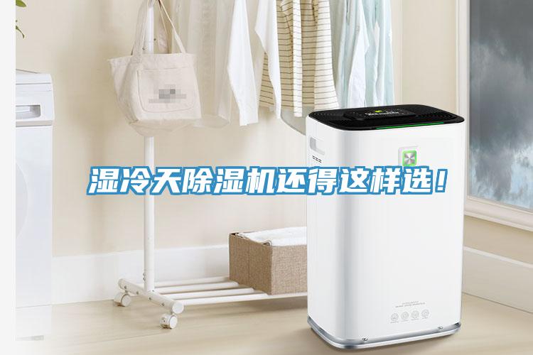 濕冷天除濕機還得這樣選！