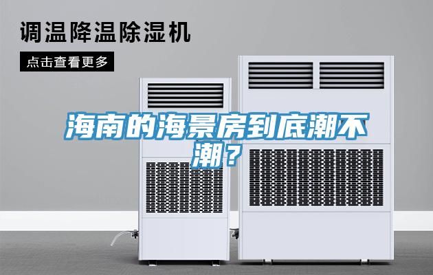 海南的海景房到底潮不潮？