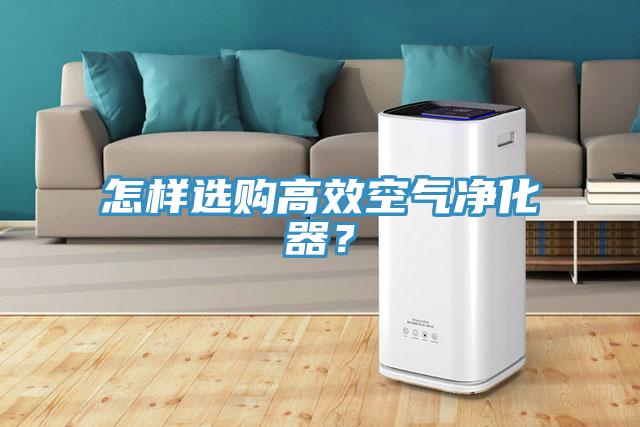 怎樣選購高效空氣凈化器？