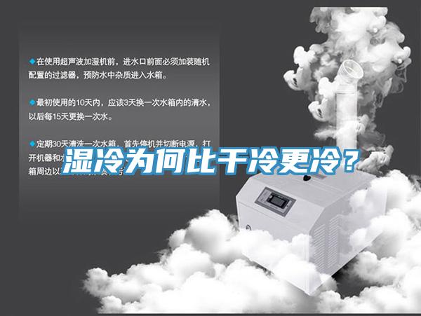 濕冷為何比干冷更冷？