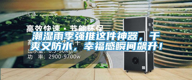 潮濕雨季強推這件神器，干爽又防水，幸福感瞬間飆升！