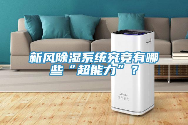 新風(fēng)除濕系統(tǒng)究竟有哪些“超能力”？