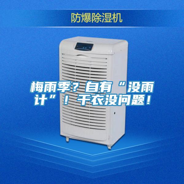 梅雨季？自有“沒雨計”！干衣沒問題！