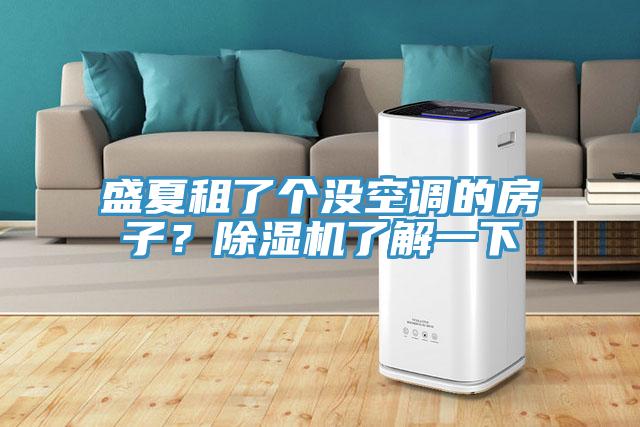 盛夏租了個(gè)沒(méi)空調(diào)的房子？除濕機(jī)了解一下
