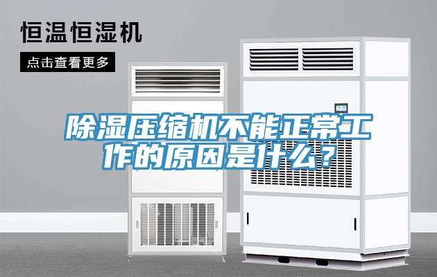 除濕壓縮機(jī)不能正常工作的原因是什么？