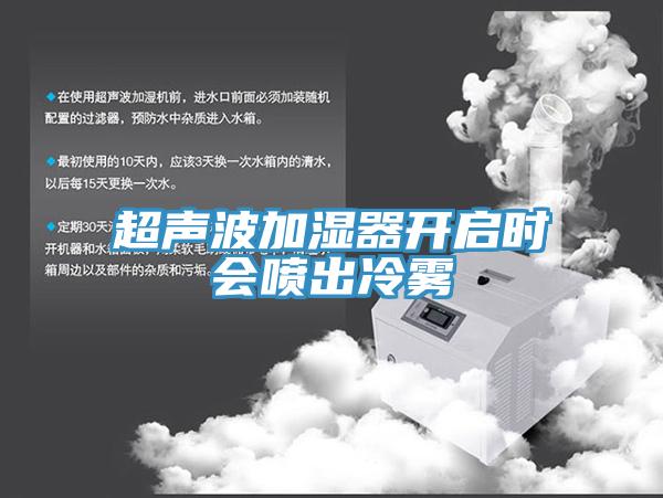 超聲波加濕器開啟時會噴出冷霧