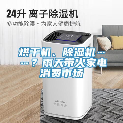 烘干機(jī)、除濕機(jī)……？雨天帶火家電消費(fèi)市場
