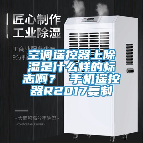 空調(diào)遙控器上除濕是什么樣的標(biāo)志啊？ 手機遙控器R2017復(fù)制