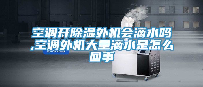 空調(diào)開除濕外機(jī)會滴水嗎,空調(diào)外機(jī)大量滴水是怎么回事