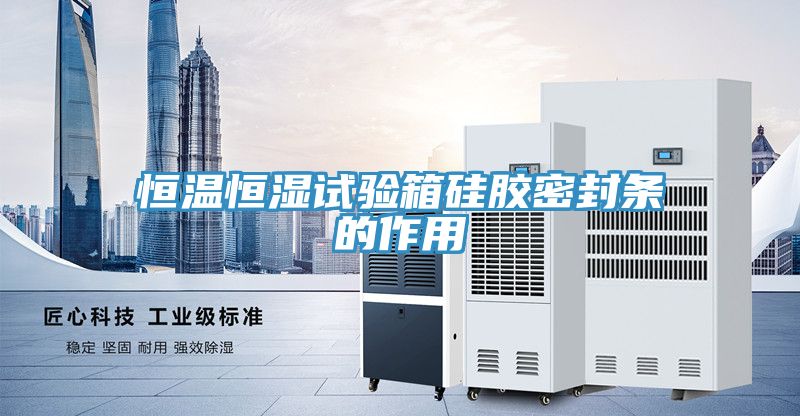 恒溫恒濕試驗(yàn)箱硅膠密封條的作用