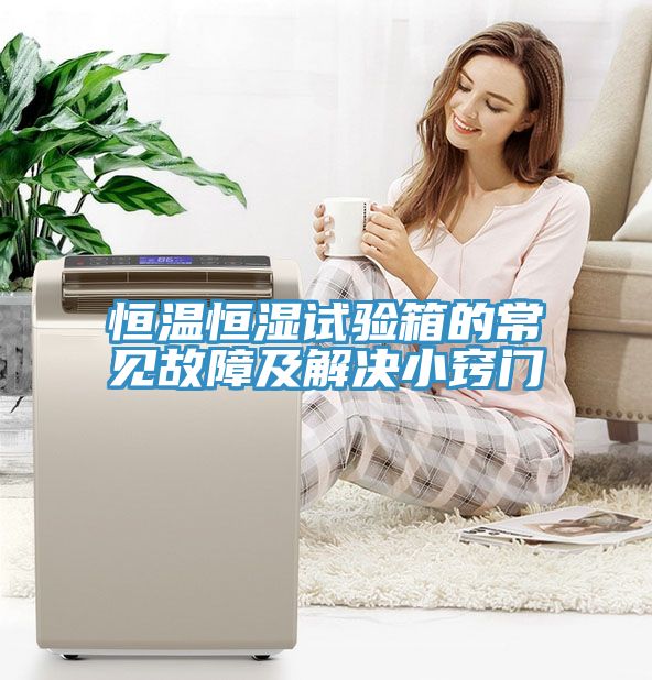 恒溫恒濕試驗(yàn)箱的常見故障及解決小竅門