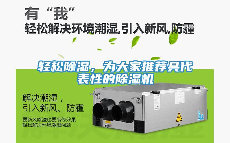 輕松除濕，為大家推薦具代表性的除濕機