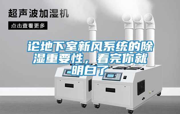 論地下室新風(fēng)系統(tǒng)的除濕重要性，看完你就明白了