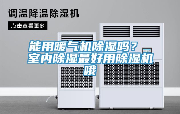 能用暖氣機除濕嗎？ 室內(nèi)除濕最好用除濕機哦