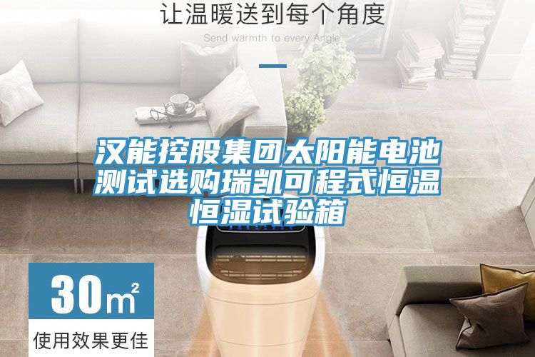 漢能控股集團(tuán)太陽(yáng)能電池測(cè)試選購(gòu)瑞凱可程式恒溫恒濕試驗(yàn)箱