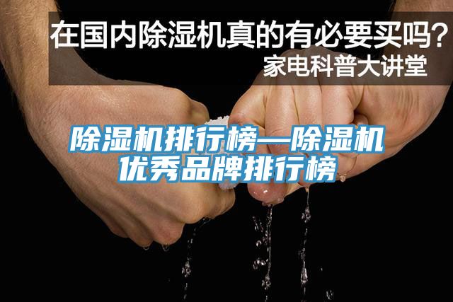 除濕機(jī)排行榜—除濕機(jī)優(yōu)秀品牌排行榜