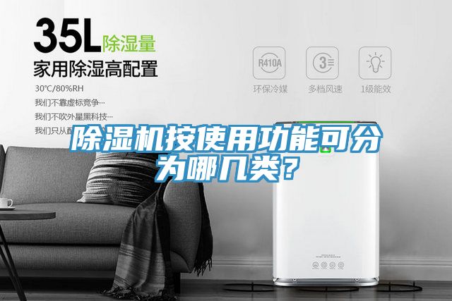 除濕機按使用功能可分為哪幾類？