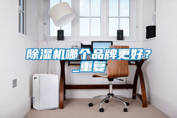 除濕機哪個品牌更好？_重復