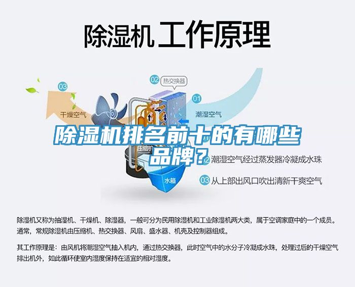除濕機(jī)排名前十的有哪些品牌？