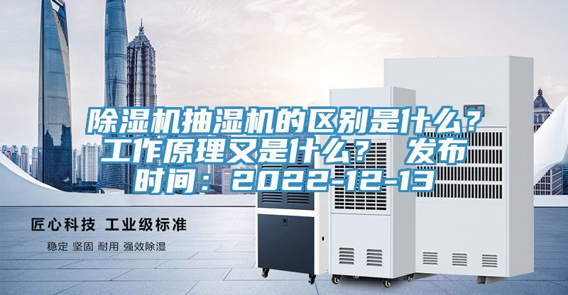 除濕機抽濕機的區(qū)別是什么？工作原理又是什么？ 發(fā)布時間：2022-12-13